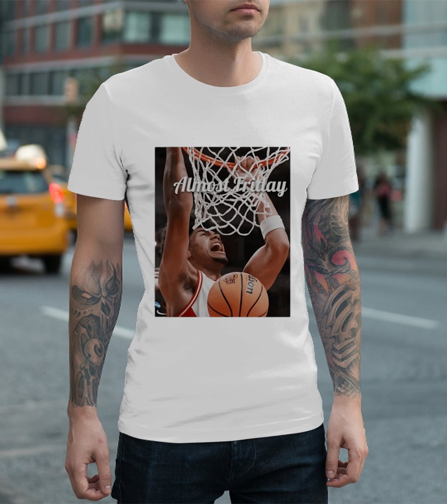 Koa Peat Arizona Wildcats Basketball Almost Friday Dunk T-Shirt