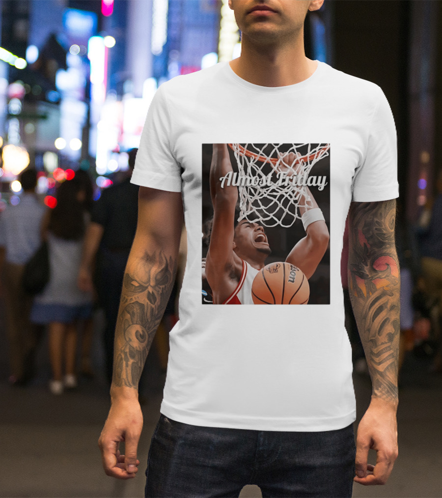 Koa Peat Arizona Wildcats Basketball Almost Friday Dunk T-Shirt