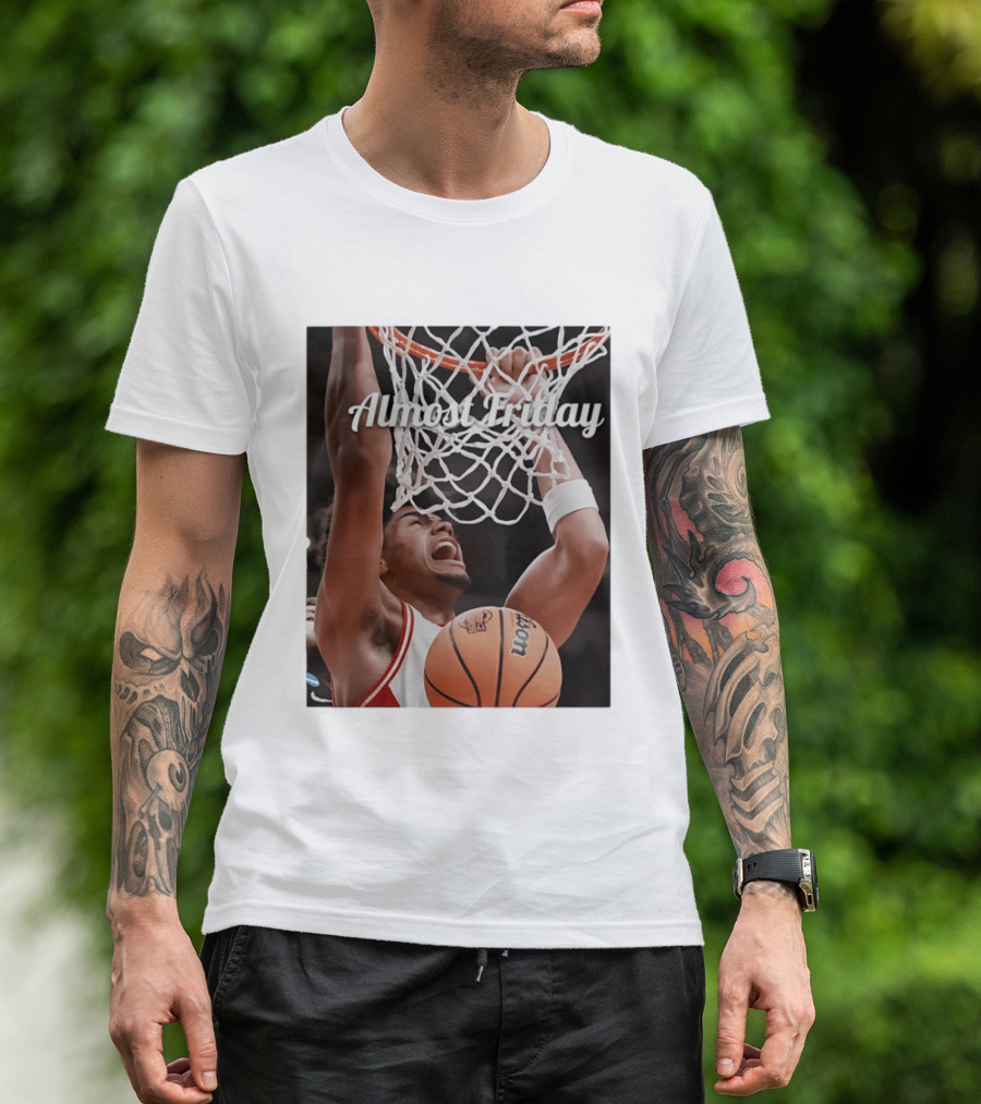 Koa Peat Arizona Wildcats Basketball Almost Friday Dunk T-Shirt