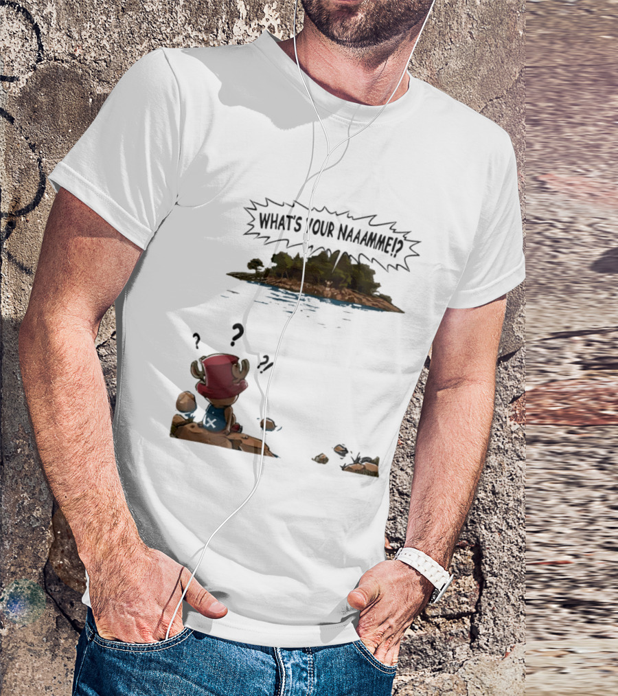 Tony Tony Chopper What's Your Name Island Question Marks T-Shirt