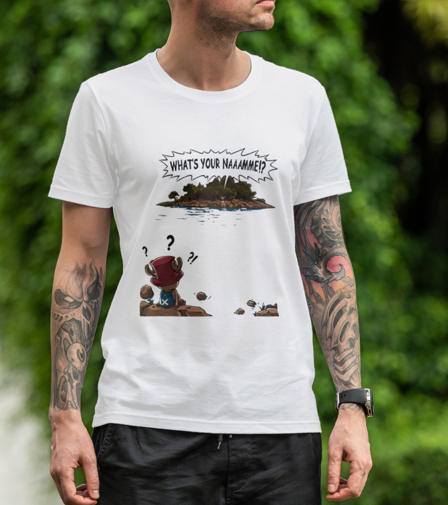 Tony Tony Chopper What's Your Name Island Question Marks T-Shirt