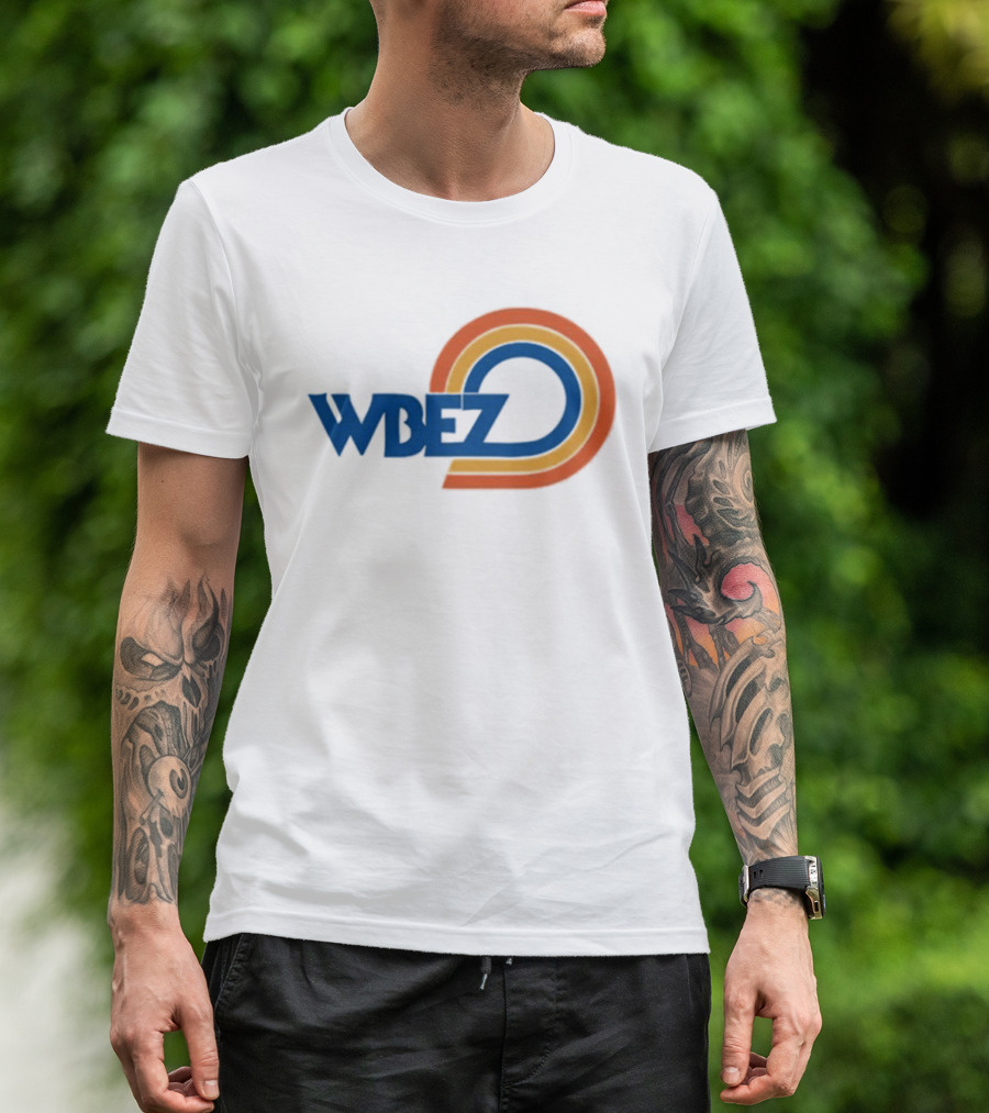 WBEZ Retro Bold Multicolor Circular T-Shirt