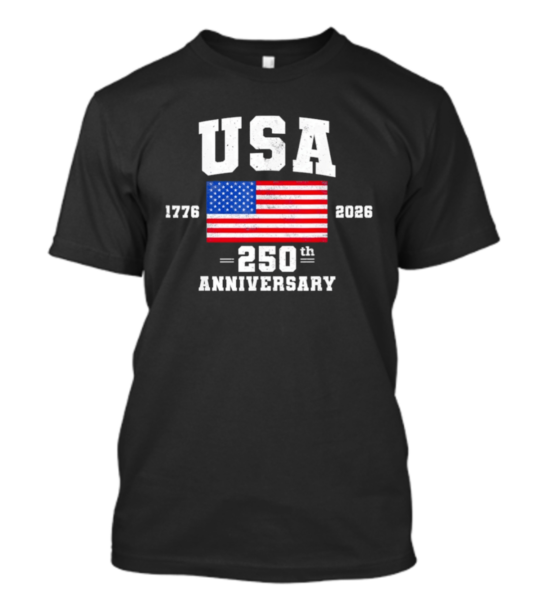 USA 1776 2026 American Flag Patriotic 250th Anniversary Celebration T-Shirt
