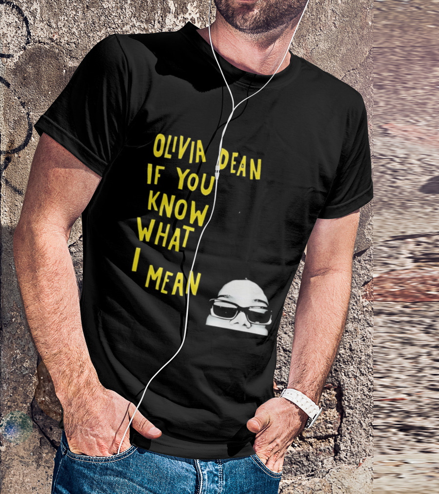 Olivia Dean If You Know What I Mean Glasses Sketch T-Shirt