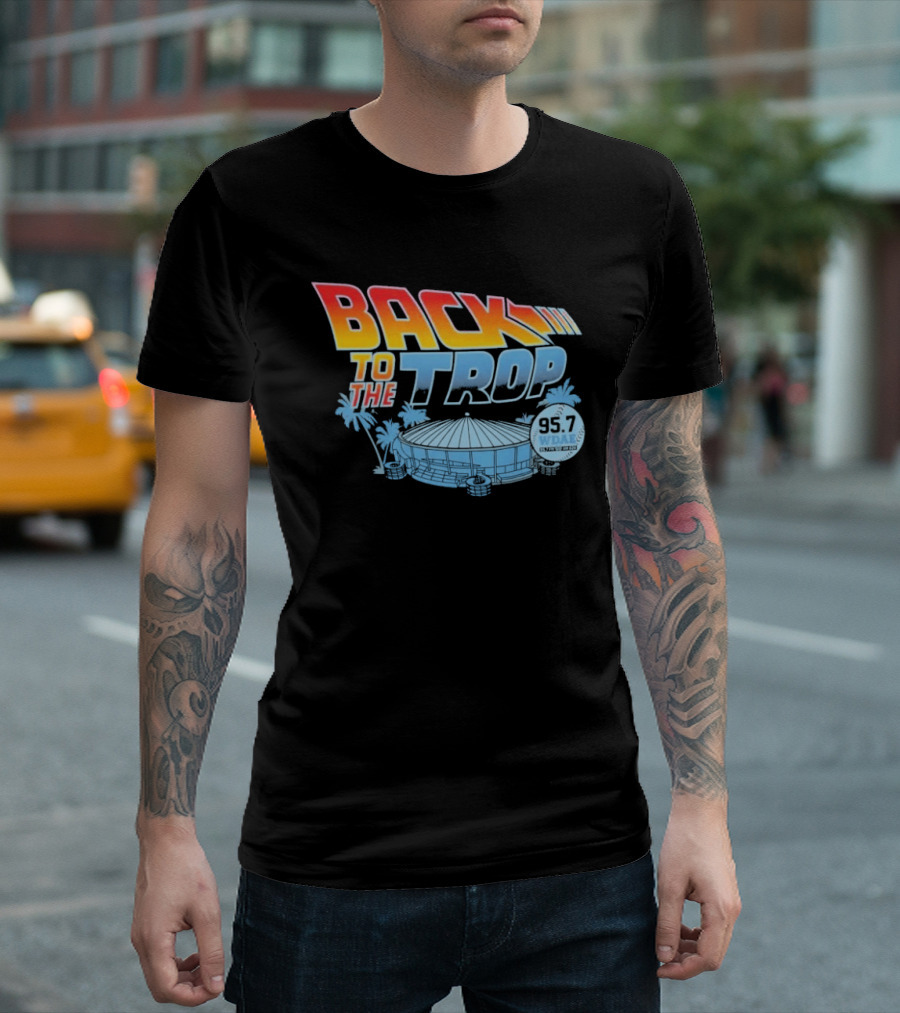 Back To The Trop Tampa Bay Rays 95.7 WDAE Tropicana Field Palms T-Shirt