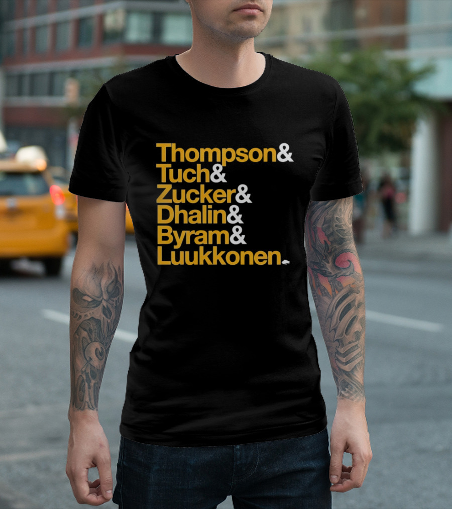 Thompson Tuch Zucker Dahlin Byram Luukkonen Buffalo Sabres 2026 T-Shirt
