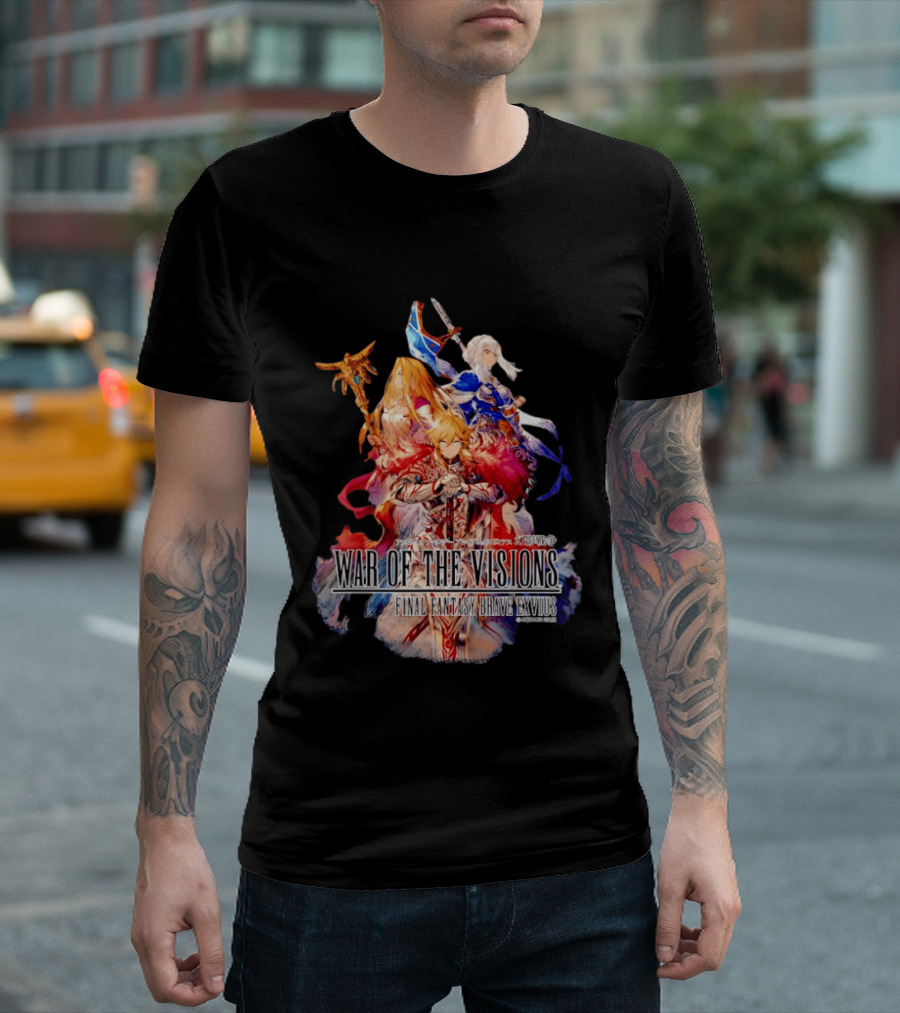 War Of The Visions Final Fantasy Brave Exvius Commemorative Characters T-Shirt