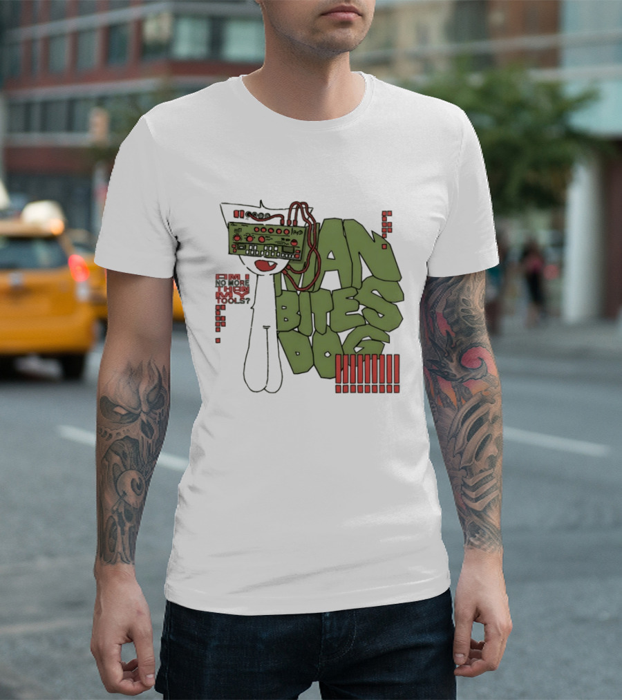Man Bites Dog MF DOOM Am I No More Than My Tools T-Shirt