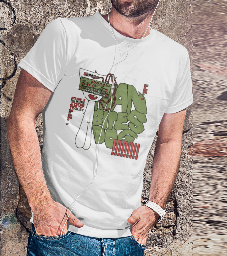 Man Bites Dog MF DOOM Am I No More Than My Tools T-Shirt