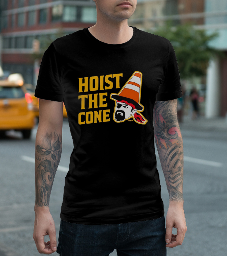 Pittsburgh Pirates Hoist The Cone Traffic Cone Hat Pirate T-Shirt