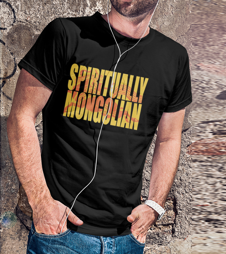 Spiritually Mongolian Traditional Motifs T-Shirt