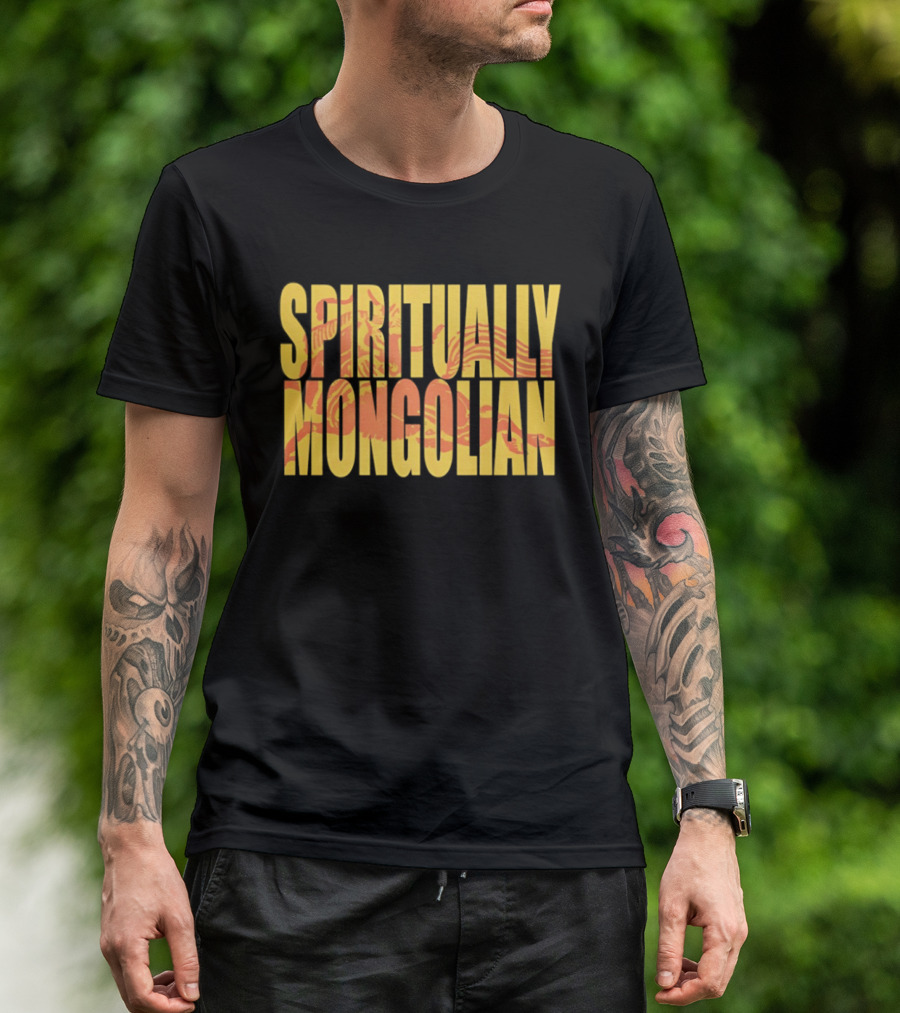 Spiritually Mongolian Traditional Motifs T-Shirt
