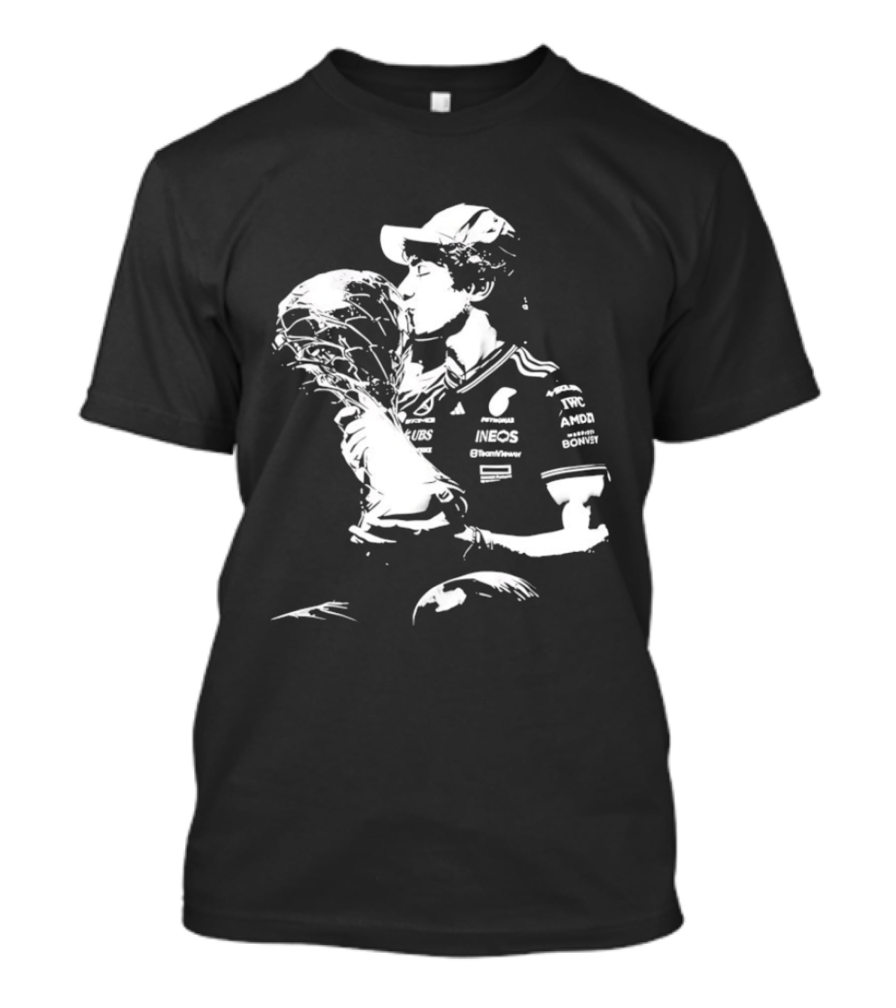 Kimi Antonelli Pole Position Victory Celebration Chinese Grand Prix T-Shirt