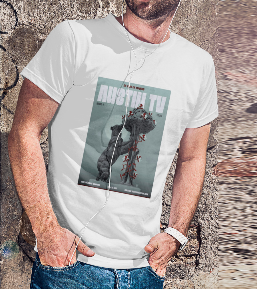 Austin TV En Vivo En Madrid Junio 7 2026 Con Pájaro Vampiro Sala El Sol Boletos Disponibles En Dice T-Shirt