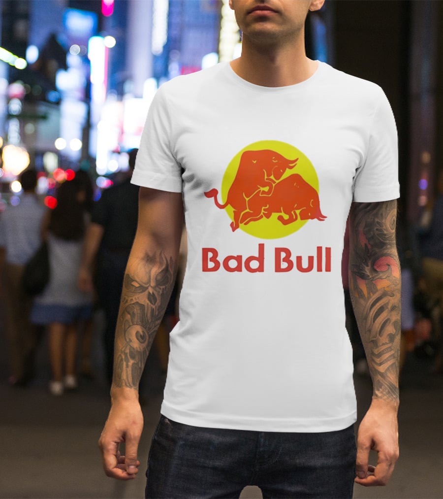 Bad Bull Red Bull Parody Bulls T-Shirt