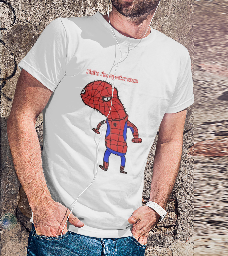 Hello I'm Spoderman Spiderman T-Shirt