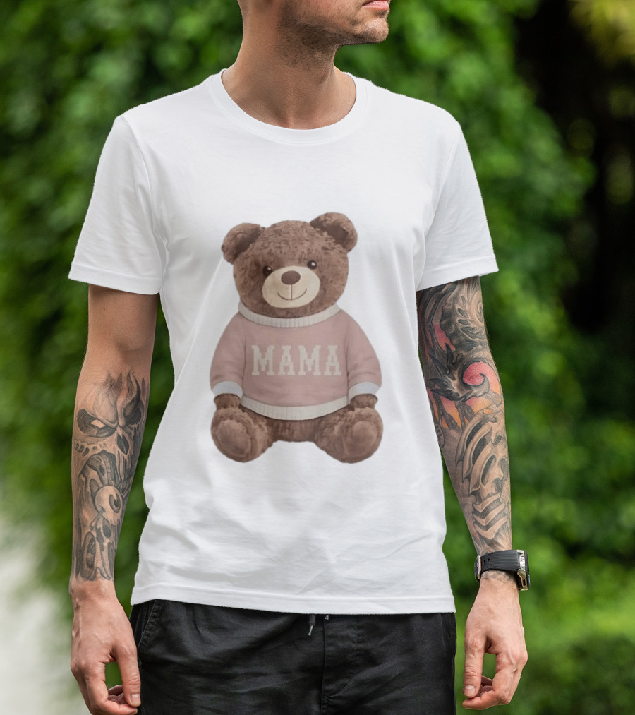 Mama Bear Stuffie Mother's Day 2026 Gift For Moms T-Shirt
