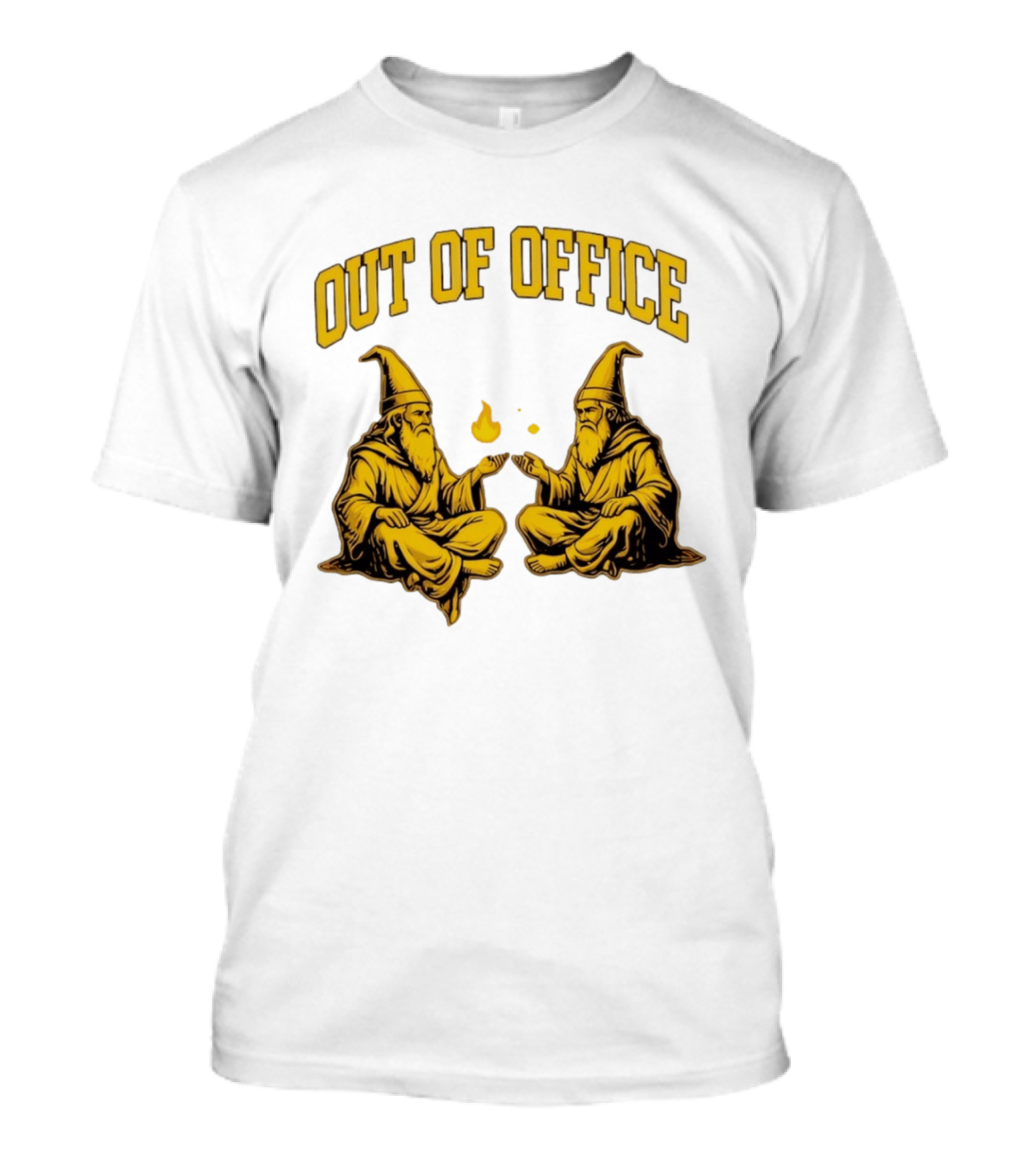 Out Of Office Wizards Magical Sorcery Wizardry Duo T-Shirt