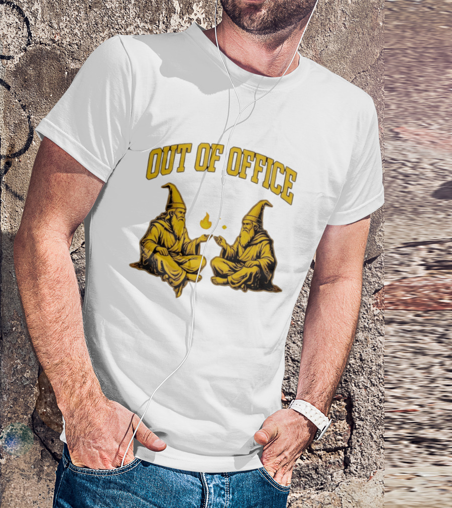 Out Of Office Wizards Magical Sorcery Wizardry Duo T-Shirt