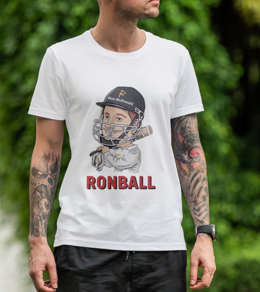 Ron McDonald Cricket Ronball Travis Head T-Shirt