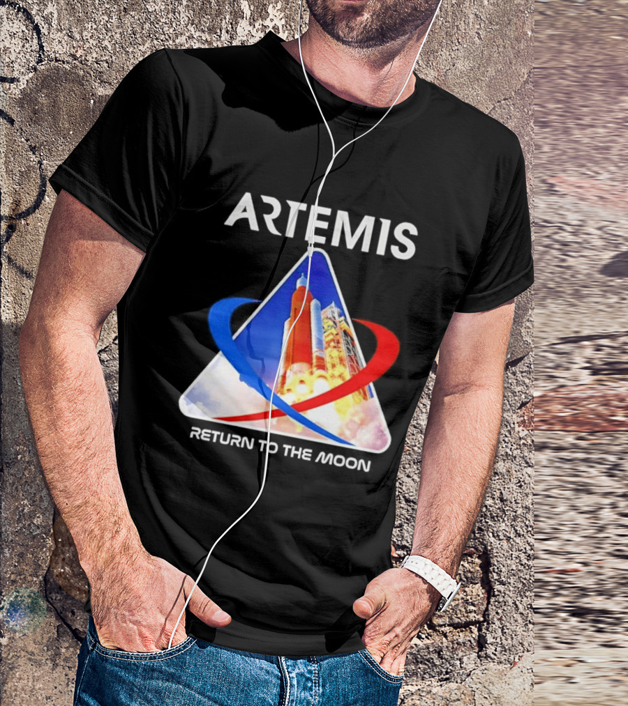 NASA Artemis Return To The Moon Enthusiast Launch Exploration T-Shirt