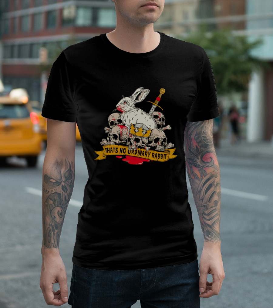 That's No Ordinary Rabbit Skulls Sword Crown T-Shirt