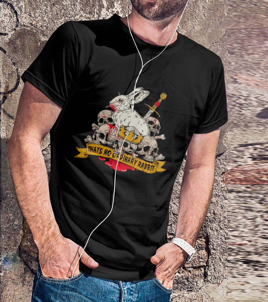 That's No Ordinary Rabbit Skulls Sword Crown T-Shirt