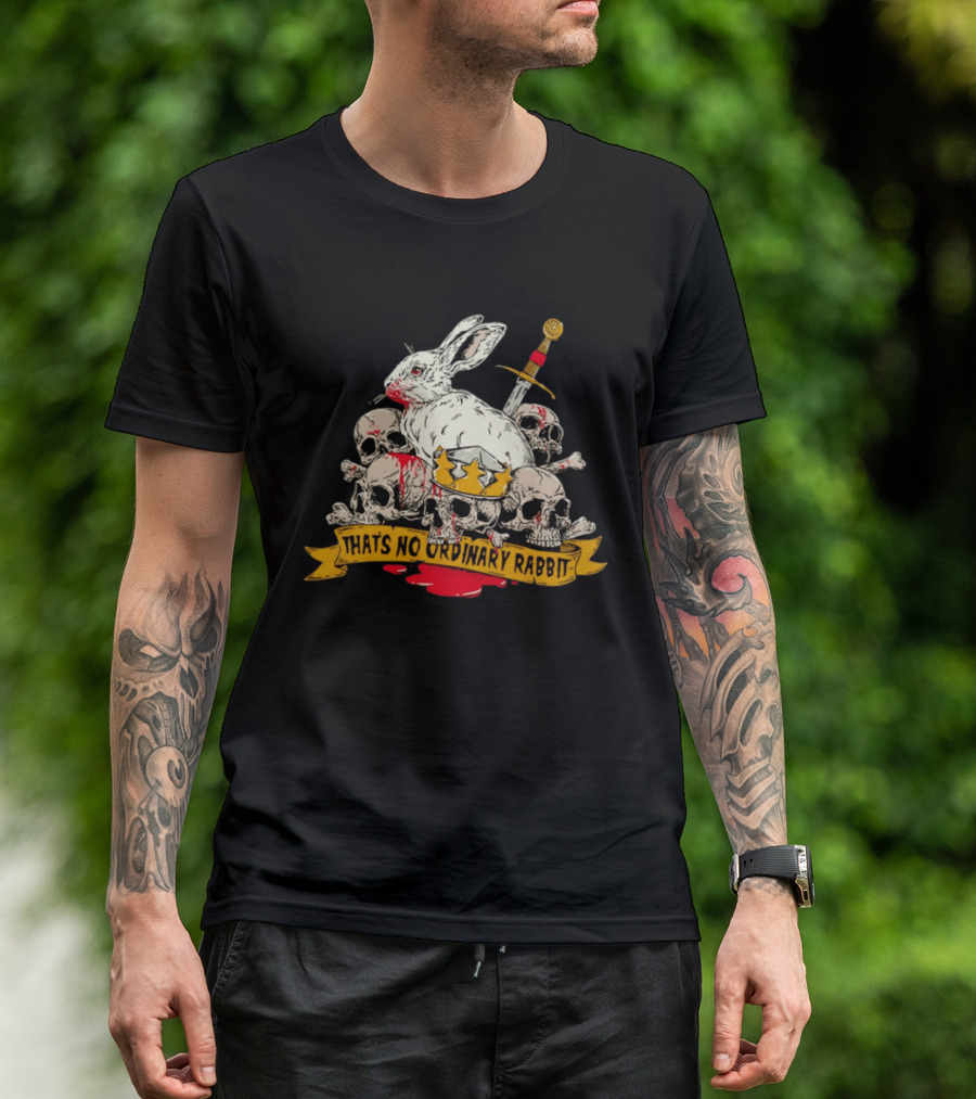 That's No Ordinary Rabbit Skulls Sword Crown T-Shirt