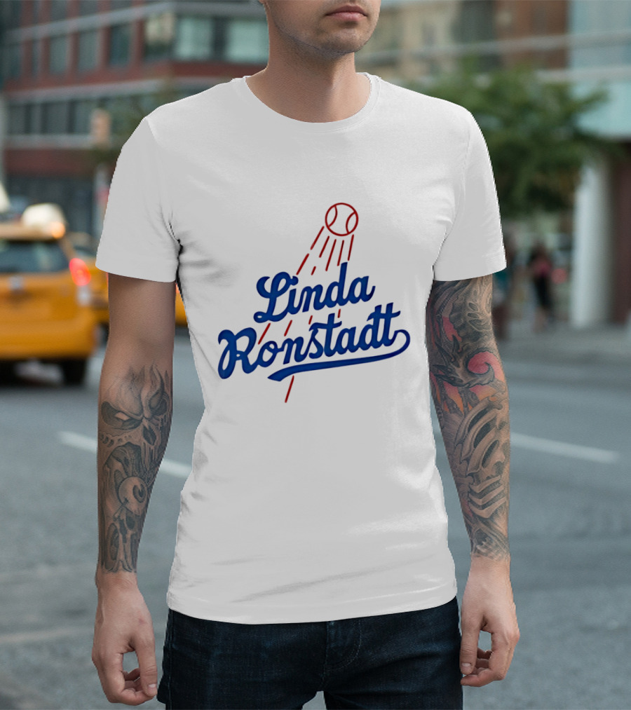 Linda Ronstadt Baseball Tribute Los Angeles T-Shirt