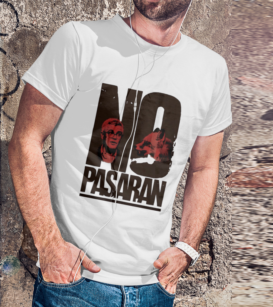 No Pasaran Wolf And Man T-Shirt