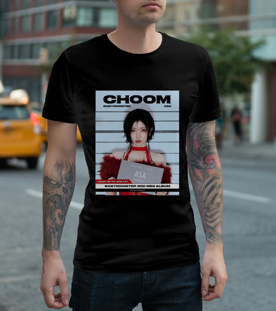 CHoom Babymonster ASA 2026 Visual Photo Release May 4 6PM KST 3rd Mini Album T-Shirt