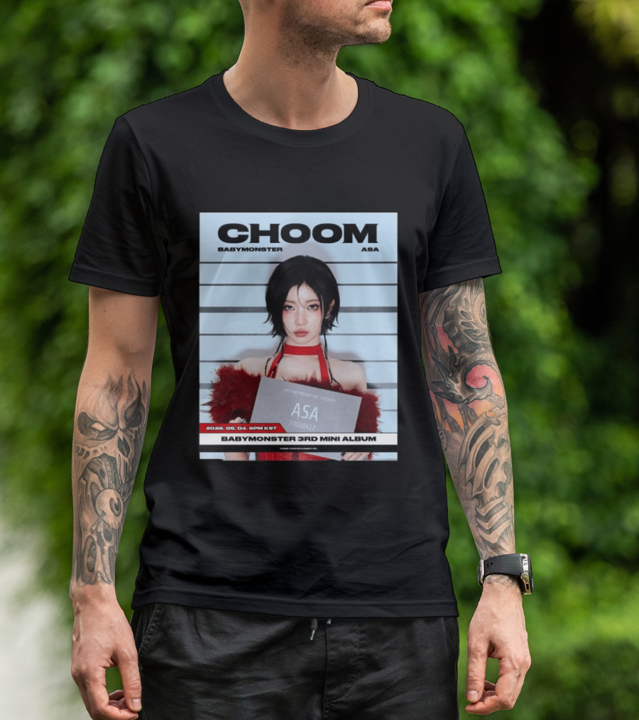 CHoom Babymonster ASA 2026 Visual Photo Release May 4 6PM KST 3rd Mini Album T-Shirt