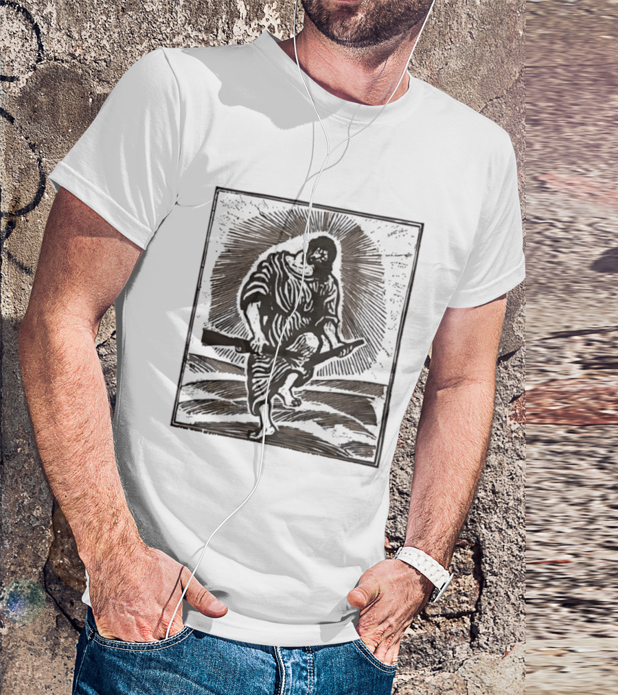 Christ Breaks The Rifle Anti War Symbolism Peaceful Resistance T-Shirt
