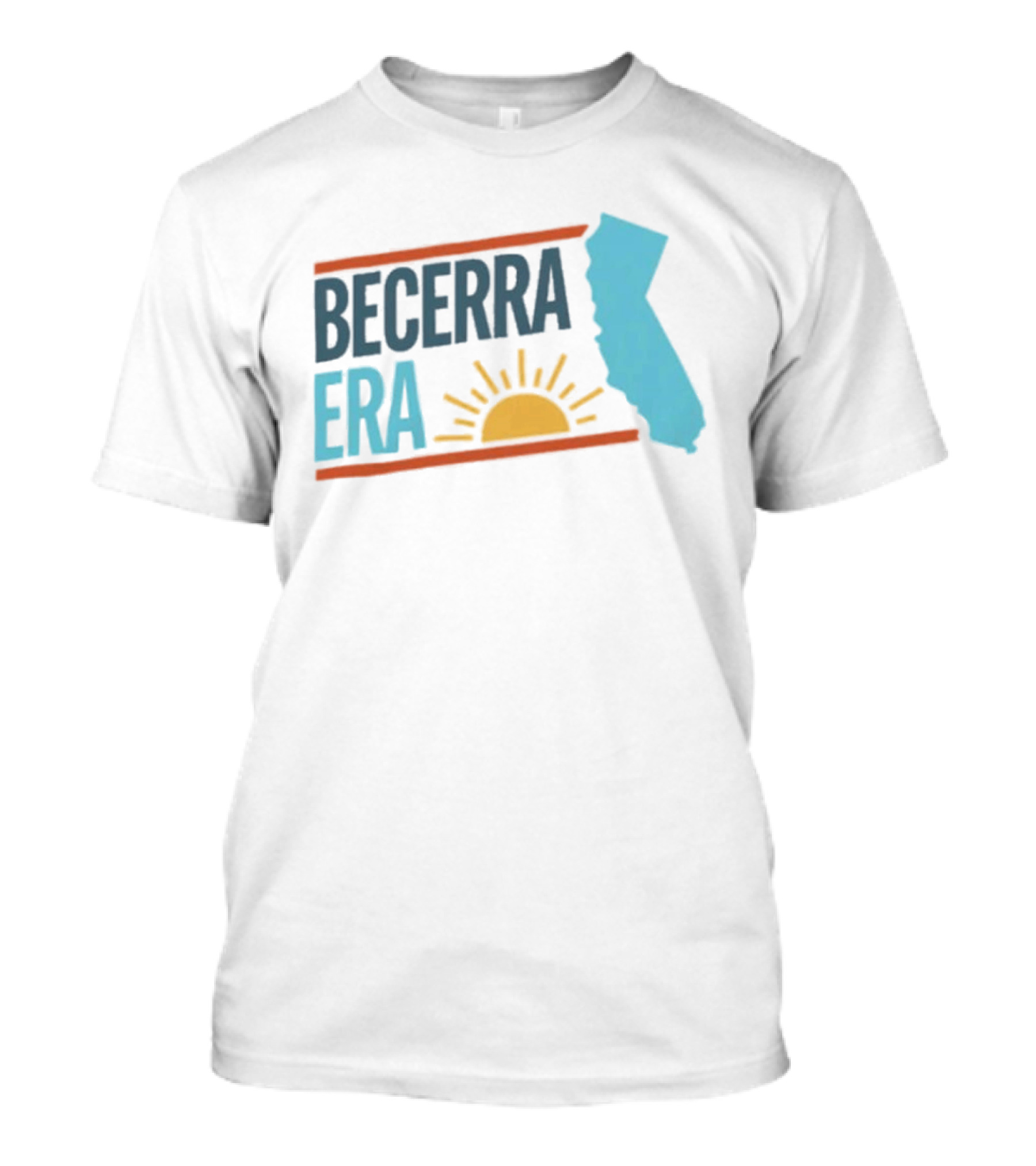 Becerra Era California 2026 Governor Campaign Sun State T-Shirt
