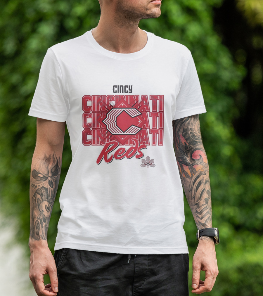 Cincinnati Reds Cincy 2026 City Connect Modern Layered T-Shirt