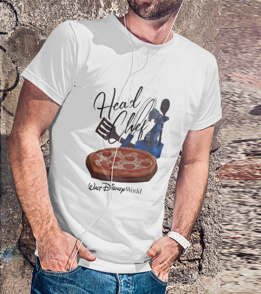 Head Chef Ratatouille Pizza Walt Disney World T-Shirt