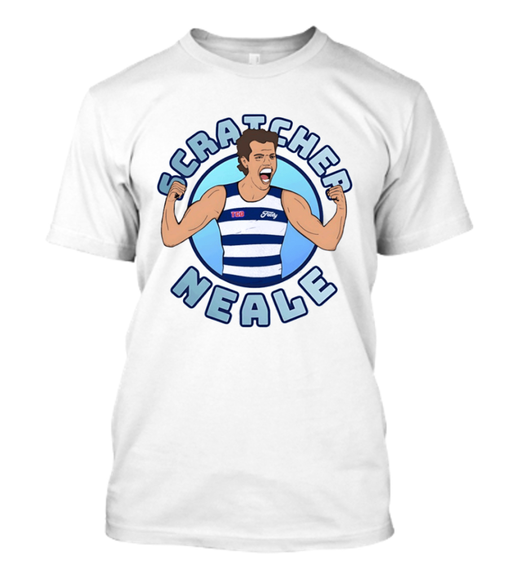 SCRATCHER NEALE AFL Brisbane Lions Lachie Neale Scream T-Shirt