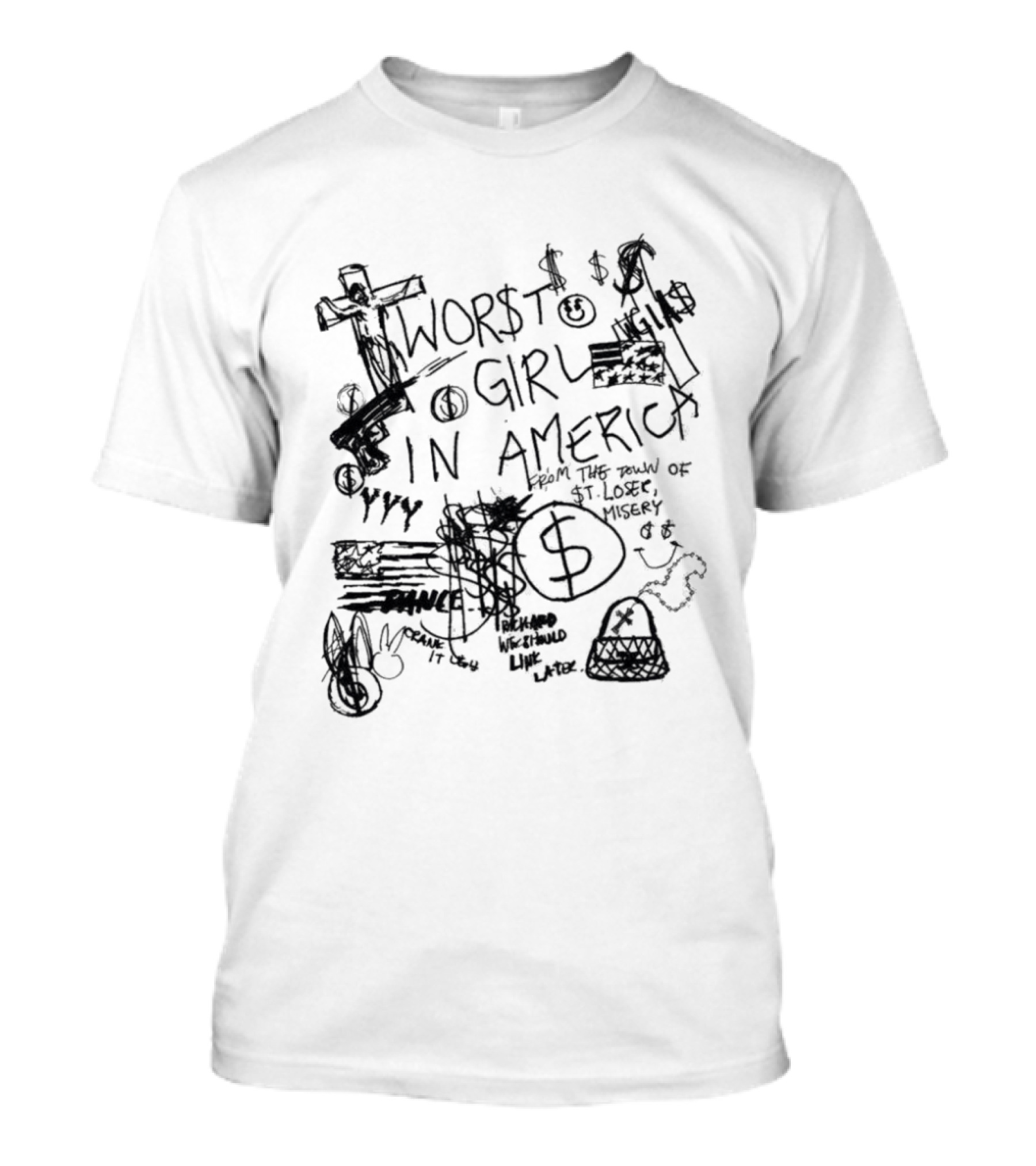 Sharpie 2026 Worst Girl In America Sketch T-Shirt