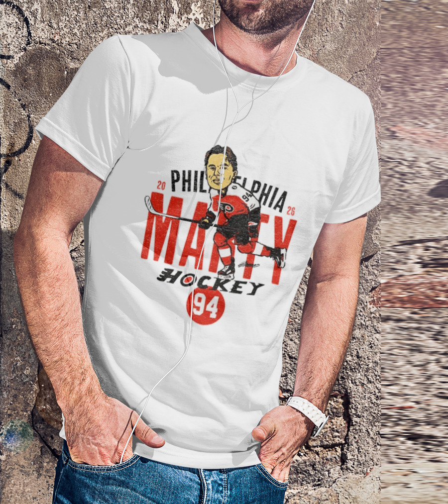 Philadelphia Hockey Porter Martone 94 NHL T-Shirt