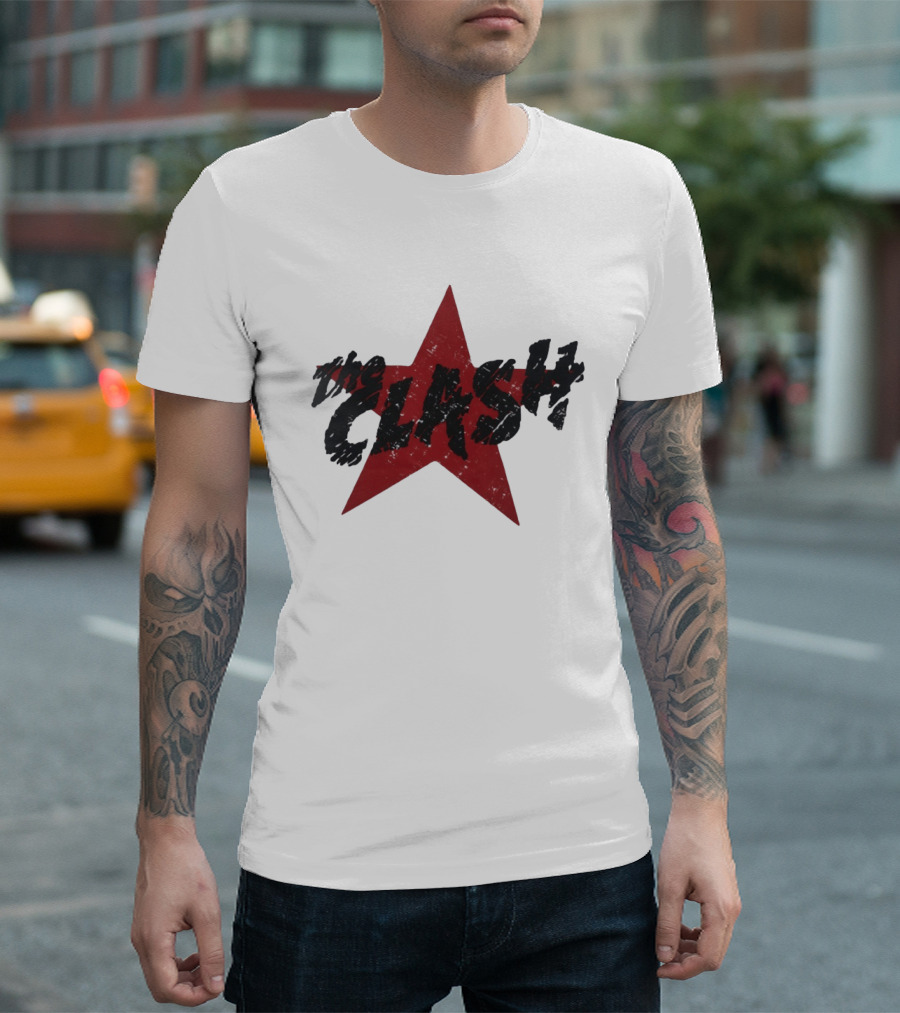 The Clash Red Star Vintage Punk T-Shirt