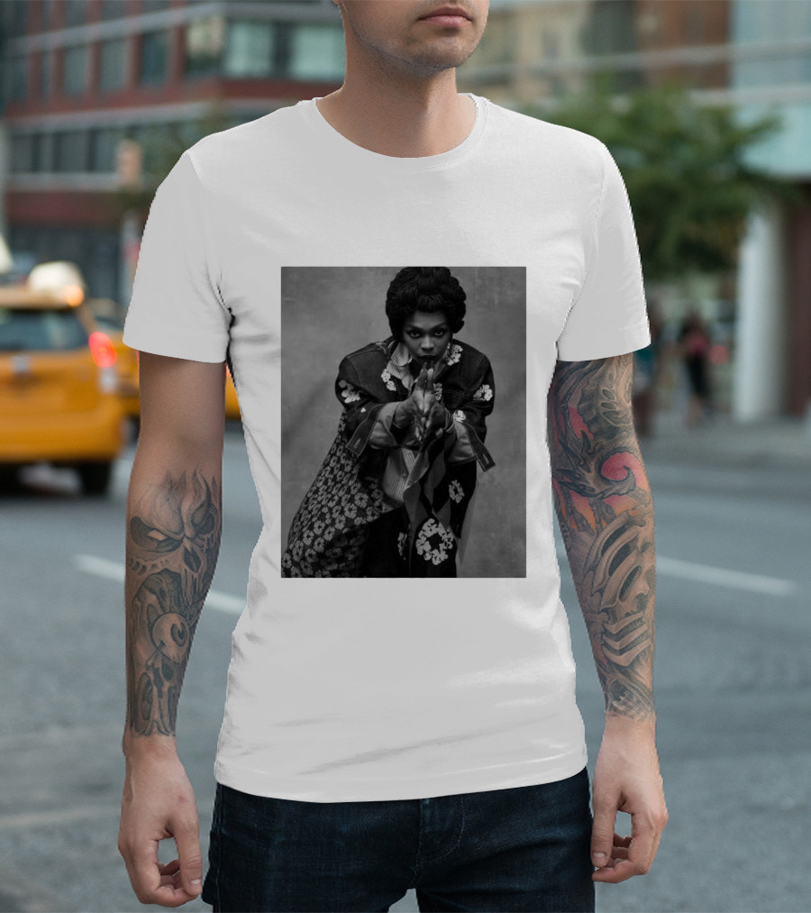 Denim Tears Ms. Lauryn Hill Iconic Style Photo T-Shirt