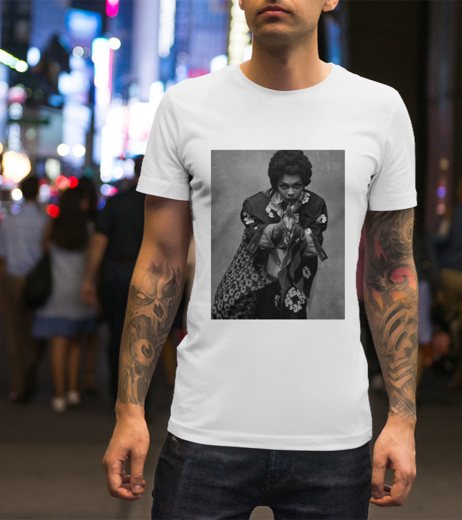 Denim Tears Ms. Lauryn Hill Iconic Style Photo T-Shirt