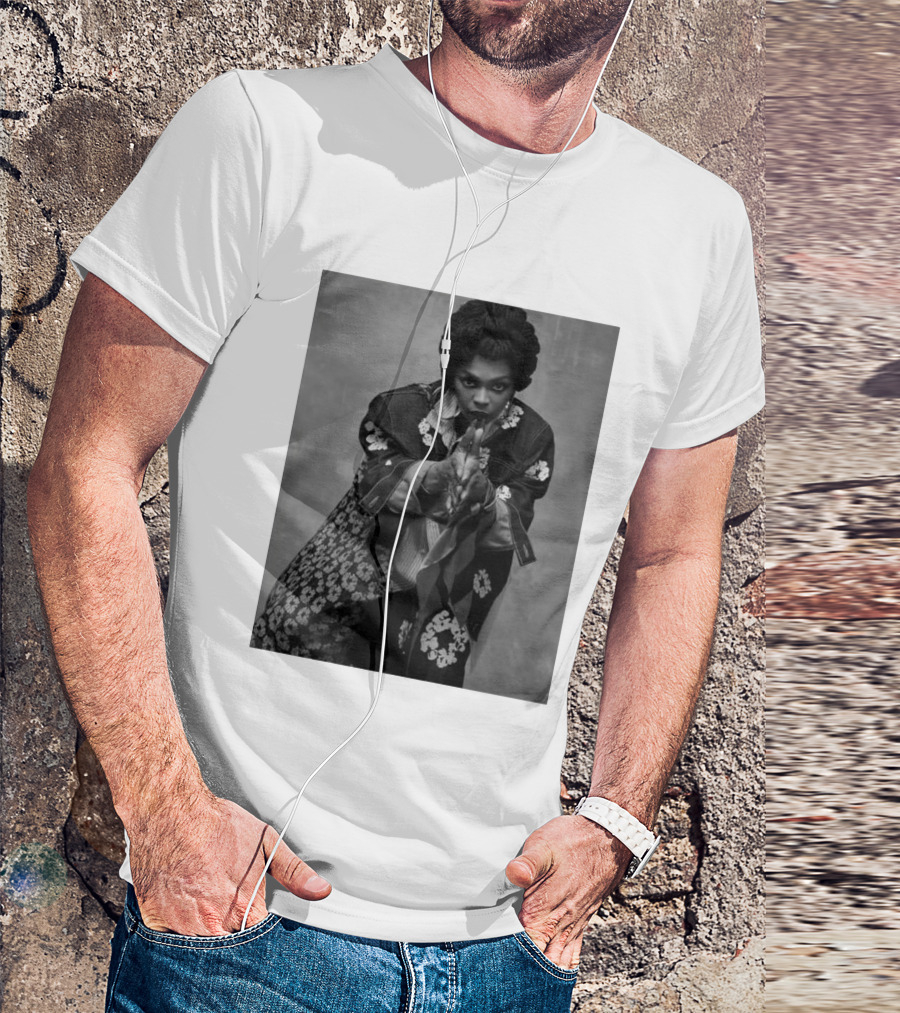 Denim Tears Ms. Lauryn Hill Iconic Style Photo T-Shirt