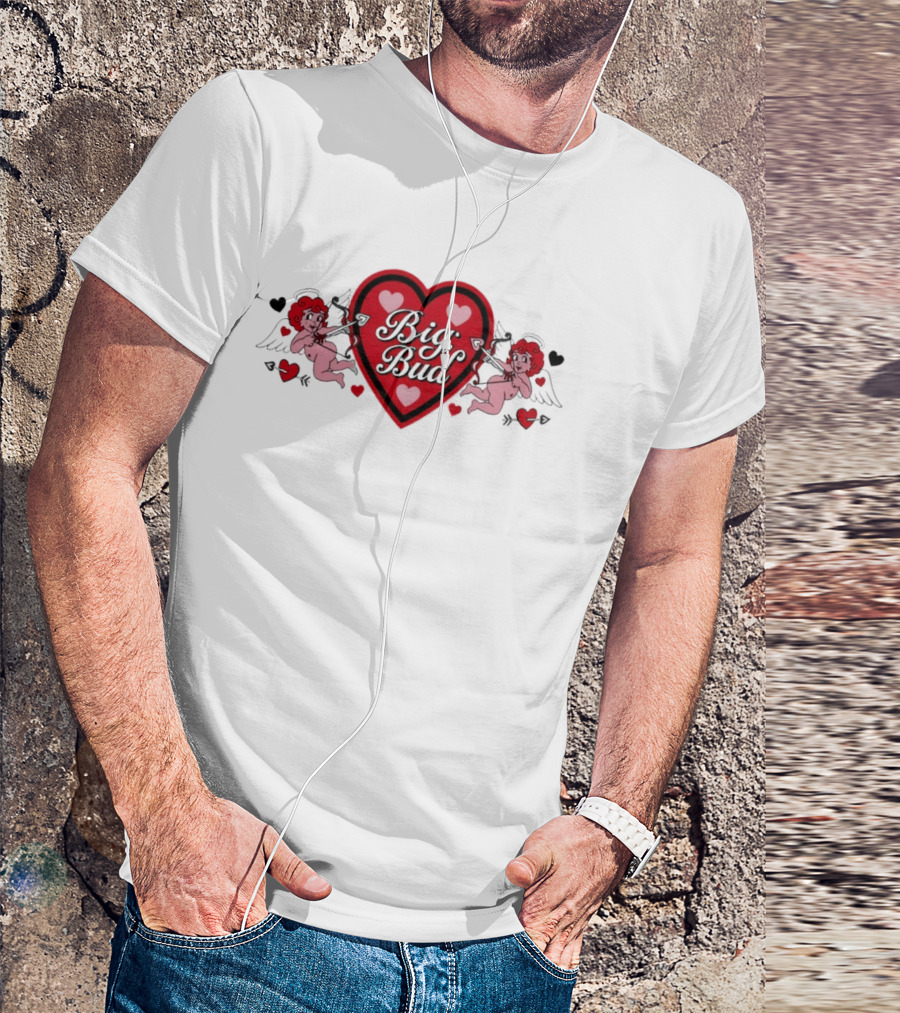 Big Bud Cupid Heart Love T-Shirt