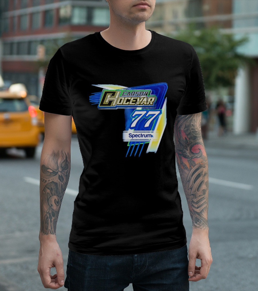 Carson Hocevar #77 Spectrum Racing Nascar T-Shirt