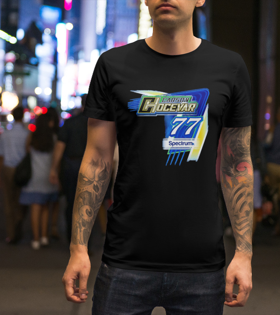 Carson Hocevar #77 Spectrum Racing Nascar T-Shirt