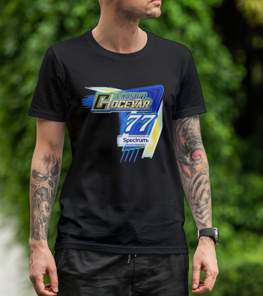 Carson Hocevar #77 Spectrum Racing Nascar T-Shirt