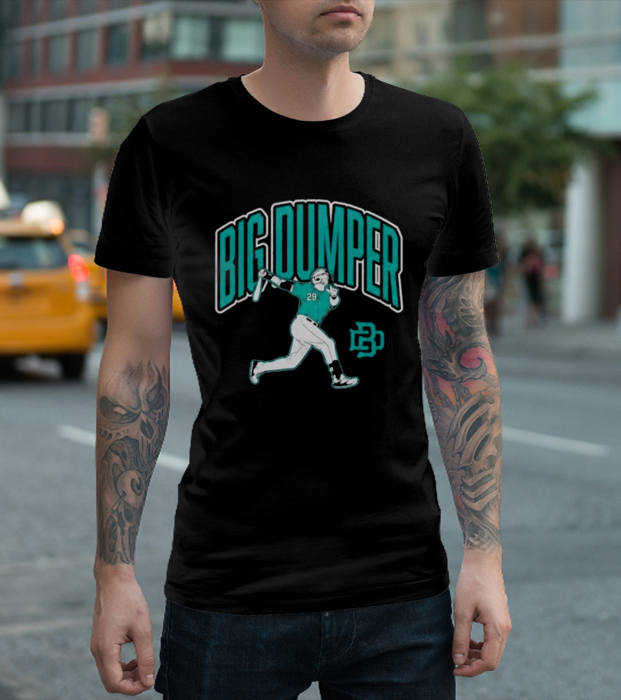 Big Dumper Baseball Player 29 Moonshot T-Shirt