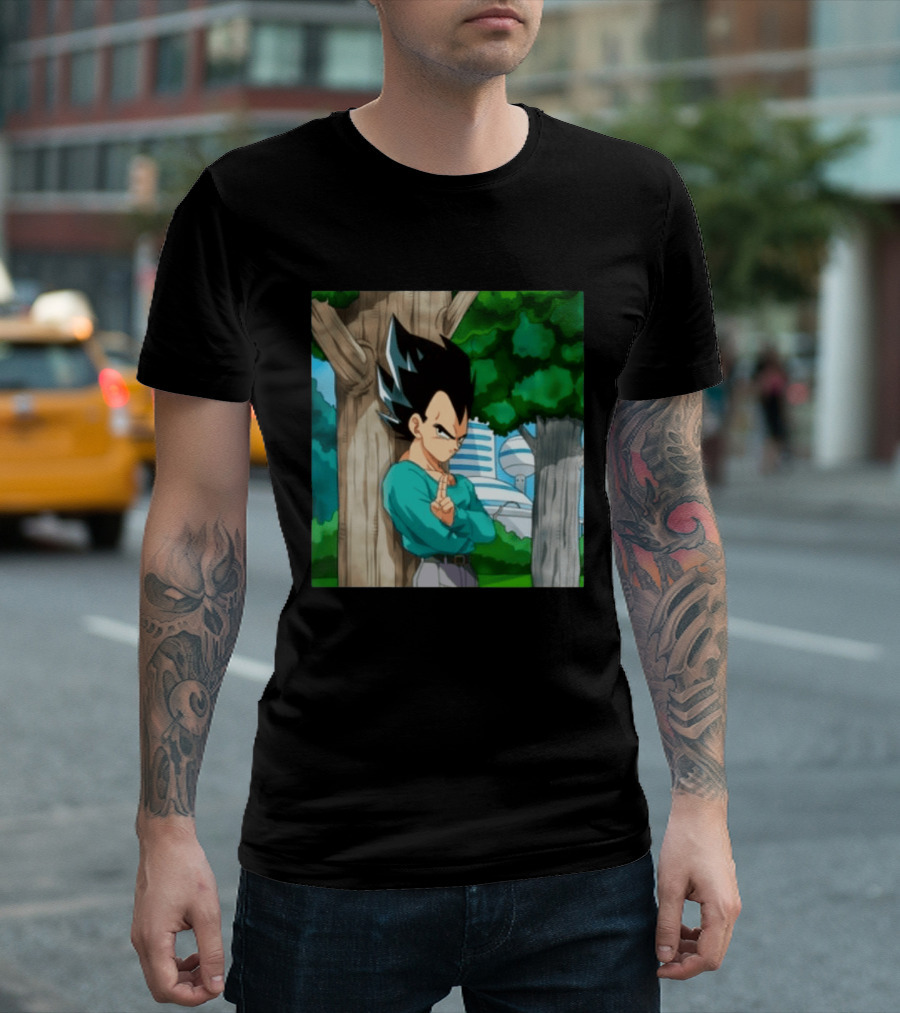 Dragon Ball Z Vegeta Farewell Scene Anime T-Shirt