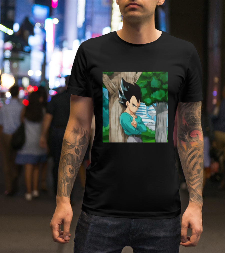 Dragon Ball Z Vegeta Farewell Scene Anime T-Shirt